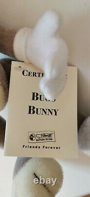 Steiff Bugs Bunny Limited Edition Warner Bros. Rare, Box & Special Bag Mohair