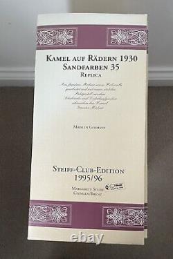 Steiff Collectors Club Edition 1995 Camel Kamel On Wheels 1930 MIB Ean 420061