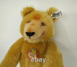 Steiff Dicky Bear 1930 Replica Blond Mohair 13 Limited Edition 1985 w Box