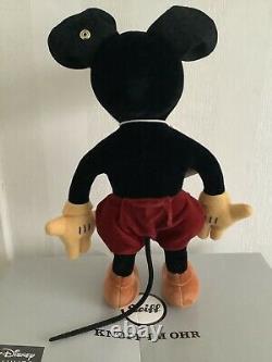 Steiff Disney Mickey Mouse 1932 Limited Edition Archive Collection 2016 257/2000