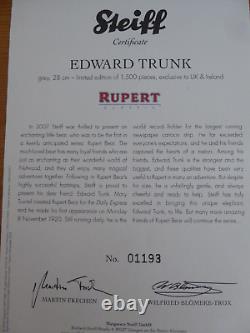 Steiff Edward Trunk Limited Edition