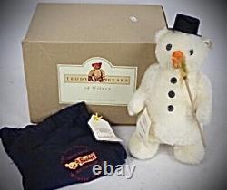 Steiff Four Seasons SNOWMAN Winter Bear 665172 COA Bag Box #2348 /5000