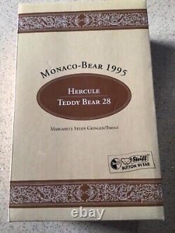 Steiff Hercule 1995 Bear Special Limited Edition White Label In Box With Coa