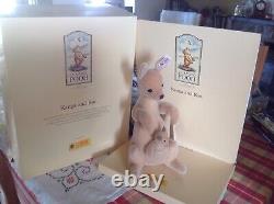 Steiff Kanga and Roo from Winnie The Pooh EAN 680014 Limited Edition 01544