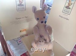 Steiff Kanga and Roo from Winnie The Pooh EAN 680014 Limited Edition 01544