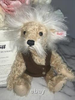 Steiff Limited Edition Bear Einstein With Certificate Immaculate
