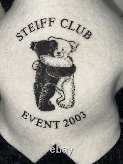 Steiff Limited Edition Club Event Bear 2003 Black 21cm EAN420382