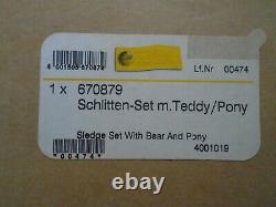 Steiff Limited Edition Of Father Christmas Teddy Bear With A Pony Sledge