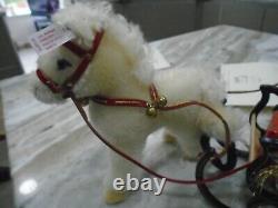 Steiff Limited Edition Of Father Christmas Teddy Bear With A Pony Sledge