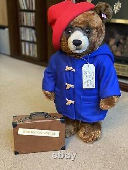 Steiff PADDINGTON BEAR (664960) 60cm Mohair Boxed Ltd Edition 400/500