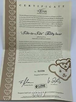 Steiff Side to Side Teddy Bear 038242 35cm Limited Edition Mint withBox COA