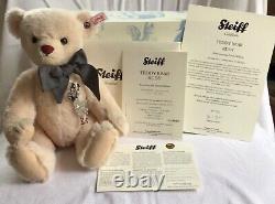 Steiff Swarovski Rudy 2014 USA Exclusive Bear Pink Rare Tags Box Certificates
