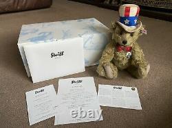 Steiff UNCLE SAM (683107) 31 cm Mohair Boxed USA Ltd Edition