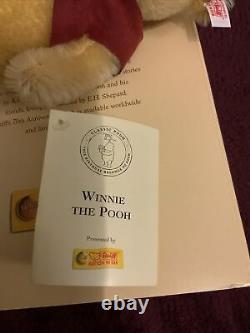 Steiff White Tag Winnie The Pooh Limited Edition 75th Anniversary 2001 (18cm)