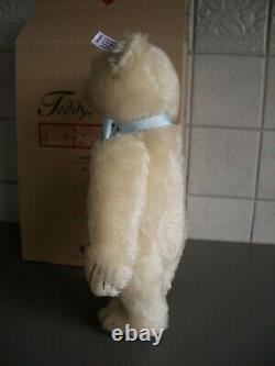 Steiff White Teddy Bear 1953 Replica with 408489 Ltd Edition Retired & Boxed