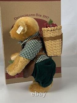 Steiff Winegrower Teddy Bear Retired Limited Edition Boxed 670091