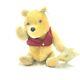 Steiff Winnie The Pooh Ean 651489 9 Mohair Pooh With Red Jacket 1999