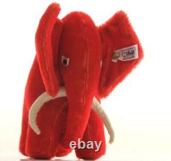 Steiff bearsMohair elephant Red Limited Edition 17cmEan401411