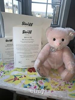 Steiff bears limited edition Krystie Pastel Pink With Swarovski