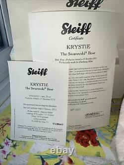 Steiff bears limited edition Krystie Pastel Pink With Swarovski