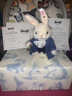 Steiff limited edition Vincent Rabbit Extraordinary Piece With Working Watch