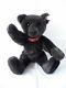 Steiff limited edition black bear with leather collar 038150