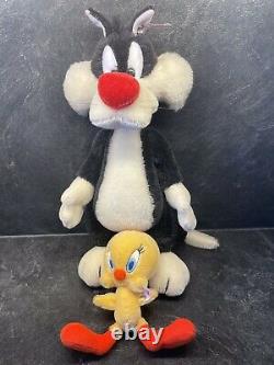 Steiff limited edition retired bears Tweety and Sylvester