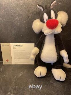 Steiff limited edition retired bears Tweety and Sylvester