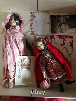 Suzanne Gibson Little Red Riding Hood And Steiff Wolf 1983 Limited Edition Set