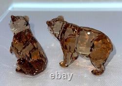 Swarovski SCS 2017 Annual Edition BEAR CUBS Crystal Figurines #5236593 MIB