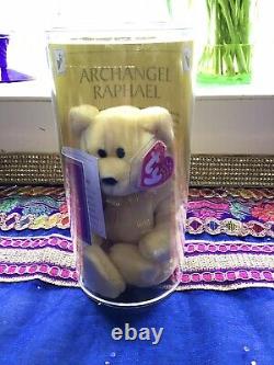Very rear limited edition TY Beanie bear Herald as the Archangle Raphael