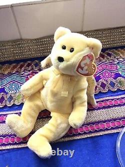 Very rear limited edition TY Beanie bear Herald as the Archangle Raphael