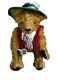 Vintage HERMANN Mohair German Oktoberfest Musical Jointed Teddy Bear 17 In