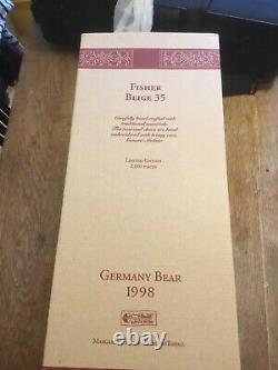 Vintage Margarete Steiff Giengen Brenz Collector Bear White Label Ltd Edition