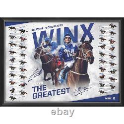 Winx The Greatest Framed Limited Edition Retirement Sportsprint Bowman Waller