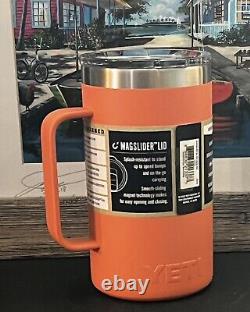 YETI RETIRED 24oz CORAL Mug Handle Discontinued Limited Edition Color